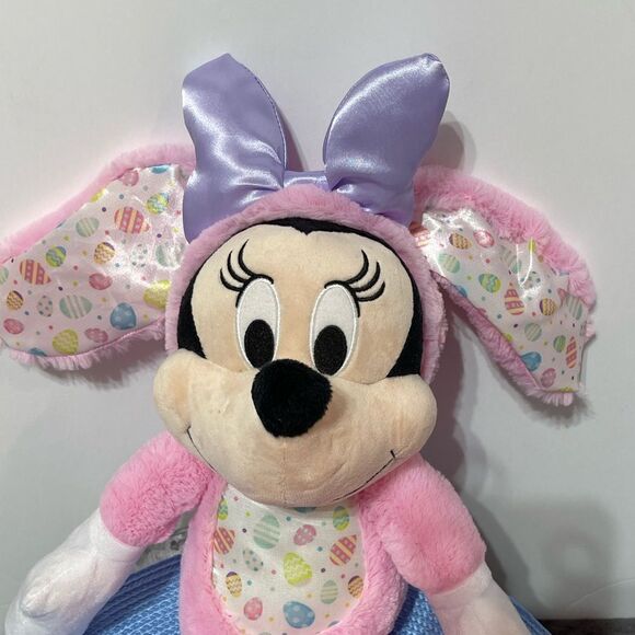 Disney Minnie Mouse Easter Plush Figure 18” Pink NWT - Picture 3 of 6